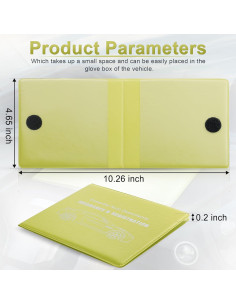 Soporte de Documentos para Vehículo UYYE - Organizador Verde 2