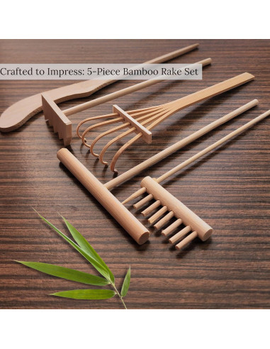 Jardín Zen para Escritorio Earthy Blendz 28x19 cm Negro