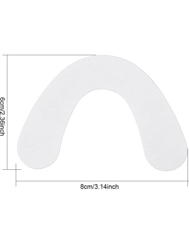 120 Almohadillas Adhesivas para Dentaduras Inferiores Ovovo