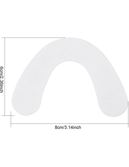 120 Almohadillas Adhesivas para Dentaduras Inferiores Ovovo