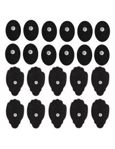 PADS de Electrodos TENS Reutilizables 22PCS 3.5mm Anrlafie