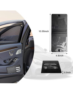 Soporte de Registro de Automóvil Ziciner 2Pack PVC Resistente al Agua 2