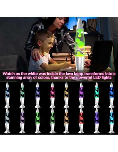 Lámpara LED Jambo 33 cm 17 colores con control remoto