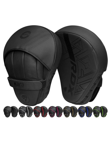 Almohadillas de Boxeo RDX F6 Curvadas de Cuero 25.4 cm