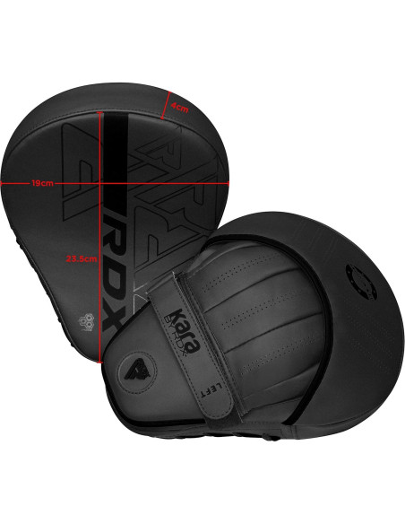 Almohadillas de Boxeo RDX F6 Curvadas de Cuero 25.4 cm