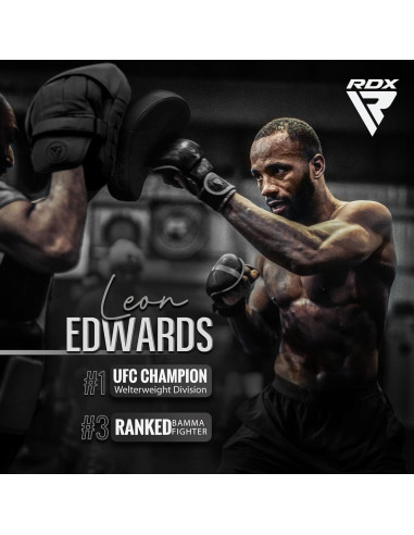 Almohadillas de Boxeo RDX F6 Curvadas de Cuero 25.4 cm