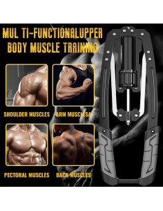 Ejercitador de Brazos Hidráulico LEJIEYIN 10-200kg Ajustable 2