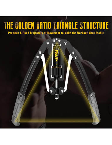 Ejercitador de Brazos Hidráulico LEJIEYIN 10-200kg Ajustable