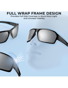 Gafas de Sol Polarizadas KastKing Chippewa UV400 Marco Envolvente 2