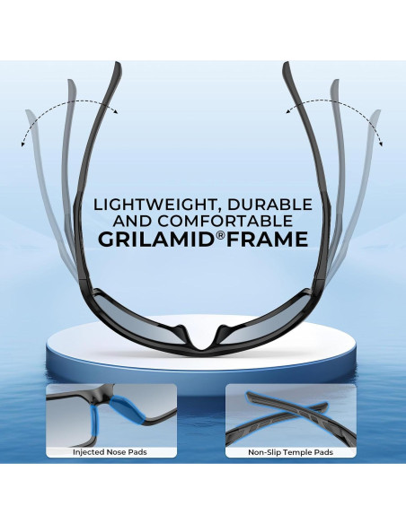 Gafas de Sol Polarizadas KastKing Chippewa UV400 Marco Envolvente