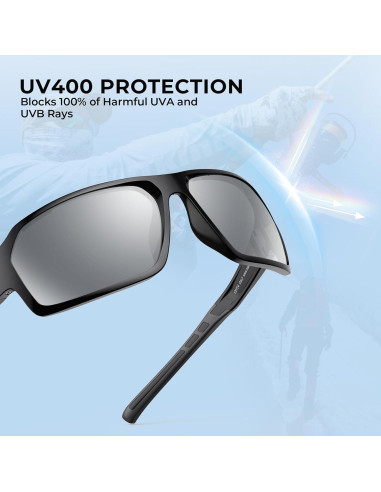 Gafas de Sol Polarizadas KastKing Chippewa UV400 Marco Envolvente