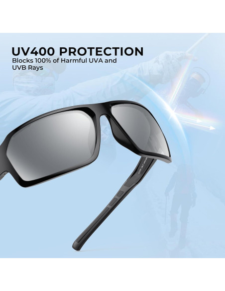 Gafas de Sol Polarizadas KastKing Chippewa UV400 Marco Envolvente