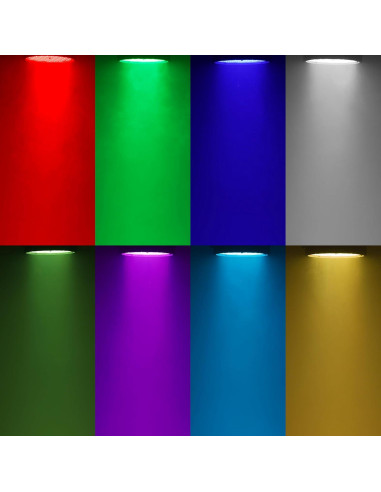 BETOPPER Luz DJ 2 Pzs 54x3W LED Par DMX Estroboscópica