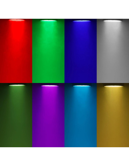 BETOPPER Luz DJ 2 Pzs 54x3W LED Par DMX Estroboscópica