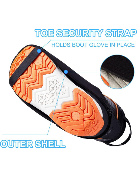 Cubiertas Aisladas para Botas QEES - Calentadores de Esquí