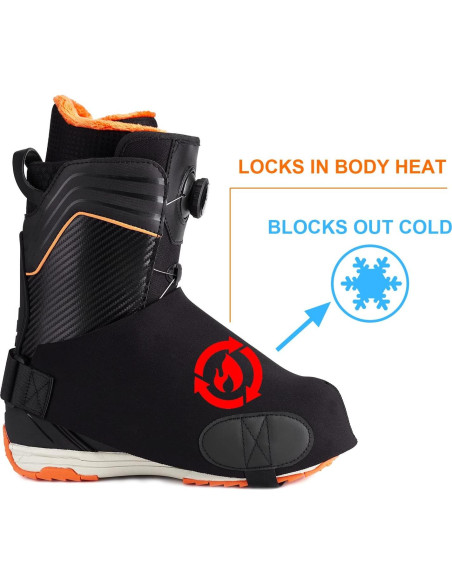 Cubiertas Aisladas para Botas QEES - Calentadores de Esquí
