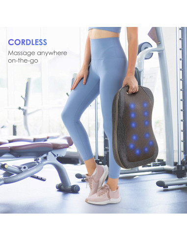 Masajeador de Espalda Inalámbrico Comfier CF-1902F con Calor