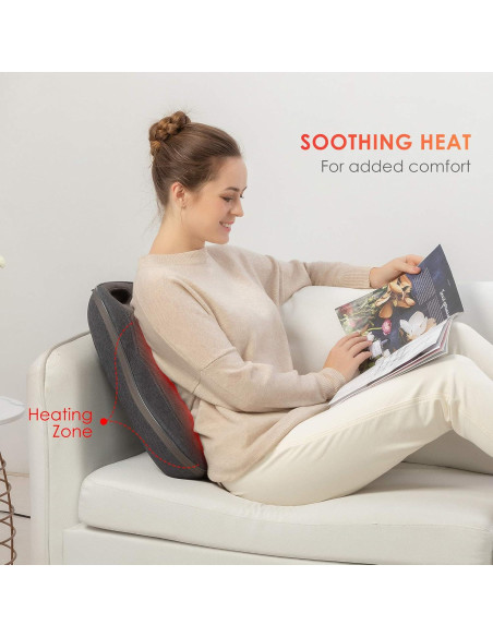 Masajeador de Espalda Inalámbrico Comfier CF-1902F con Calor