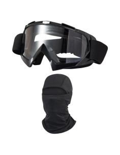 Gafas de Motocross Unisex con Protección UV y Pasamontañas