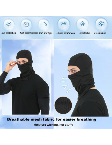 Gafas de Motocross Unisex con Protección UV y Pasamontañas