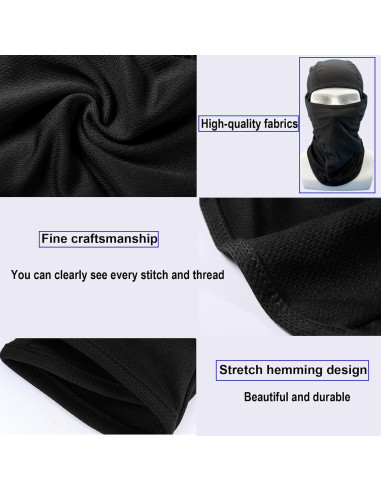 Gafas de Motocross Unisex con Protección UV y Pasamontañas