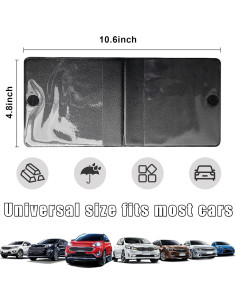 Soporte de Registro y Seguro de Automóvil Suvnie 2 PCS 2