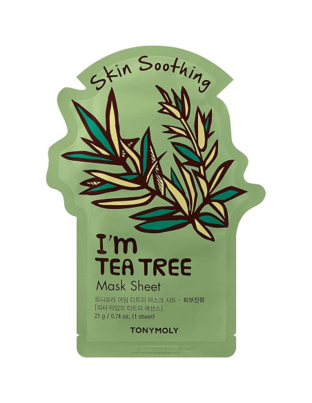 Mascarilla Facial Hidratante TONYMOLY Soy Real - 10 Unidades