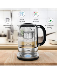 Hervidor Eléctrico Razorri 1.7L con Infusor Automático 2