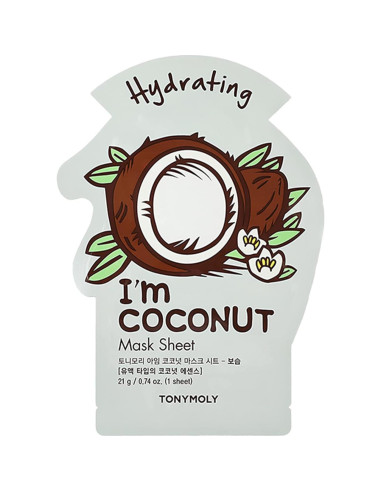 Mascarilla Facial Hidratante TONYMOLY Soy Real - 10 Unidades