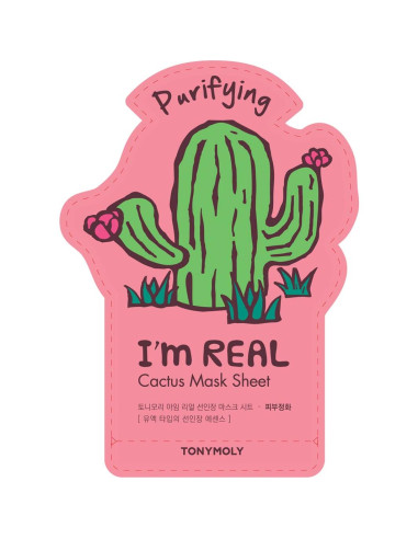 Mascarilla Facial Hidratante TONYMOLY Soy Real - 10 Unidades