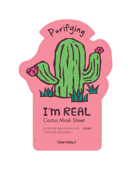 Mascarilla Facial Hidratante TONYMOLY Soy Real - 10 Unidades