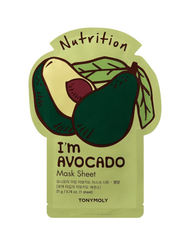 Mascarilla Facial Hidratante TONYMOLY Soy Real - 10 Unidades