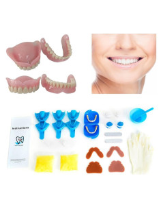 Kit de Dentaduras DIY TANZHIKEJI - 2 pares de dientes falsos