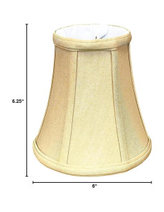 Pantalla de Lámpara True Bell Royal Designs 8.9x15.2x15.9 cm Oro 2