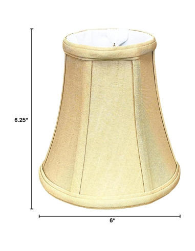 Pantalla de Lámpara True Bell Royal Designs 8.9x15.2x15.9 cm Oro