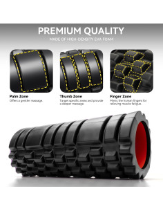 Rodillo de Espuma Krightlink 33 cm Alta Densidad para Masaje 2