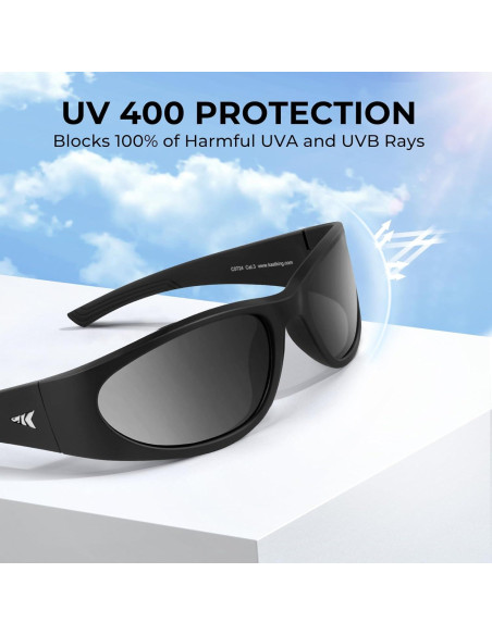 Gafas de sol deportivas polarizadas KastKing Raccoon unisex