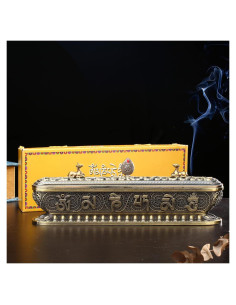 Soporte de Incienso Taikuri Bronce 32cm para Meditación