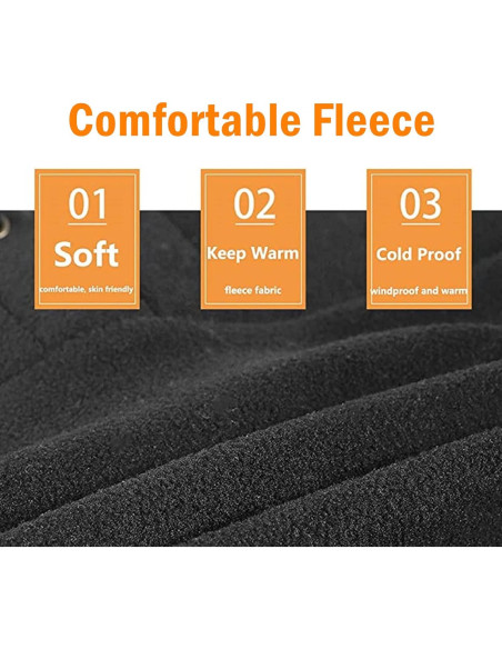 Mascarilla Balaclava Invierno Forro Polar Unisex a Prueba de Viento