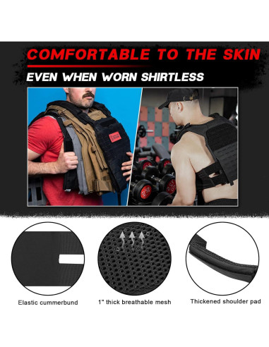 Chaleco Táctico con Peso Ajustable PETAC GEAR - Entrenamiento Resistencia