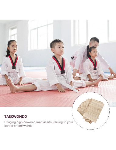 10 Tableros de Rompimiento Taekwondo Veemoon 30x20x0.6cm