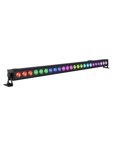Barra de Luz LED LaluceNatz 24 LEDs 96W RGBA para Eventos