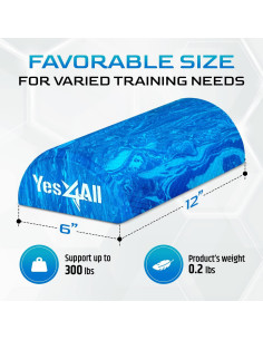 Rodillo de Espuma EVA Yes4All 30.48 cm Azul para Masaje 2