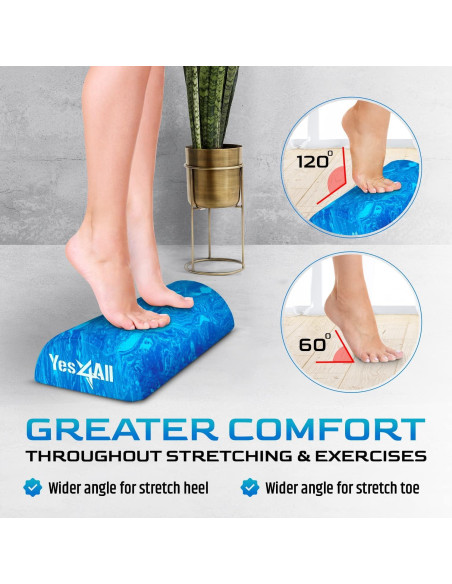 Rodillo de Espuma EVA Yes4All 30.48 cm Azul para Masaje