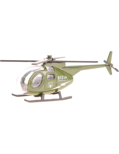 Conjunto de 6 Vehículos Militares Diecast PowerTRC - Tanque, Camión, Helicópteros