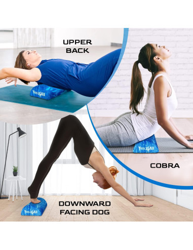 Rodillo de Espuma EVA Yes4All 30.48 cm Azul para Masaje