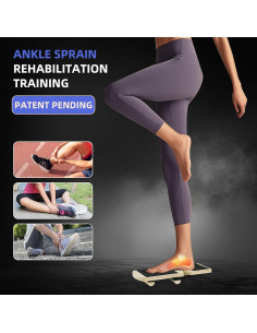 Entrenador de Fuerza para Tobillo Juoe - Tabla de Equilibrio Antideslizante 2