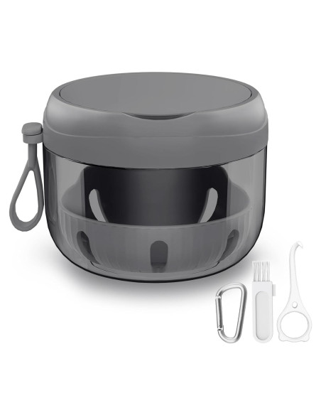 Caja de Baño para Dentaduras NETCEEM, Estuche Portátil 9.4cm