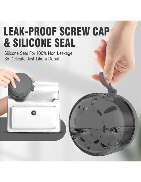 Caja de Baño para Dentaduras NETCEEM, Estuche Portátil 9.4cm