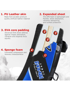 Escudo de Patada Farabi Sports 52x37 cm MMA Muay Thai 2